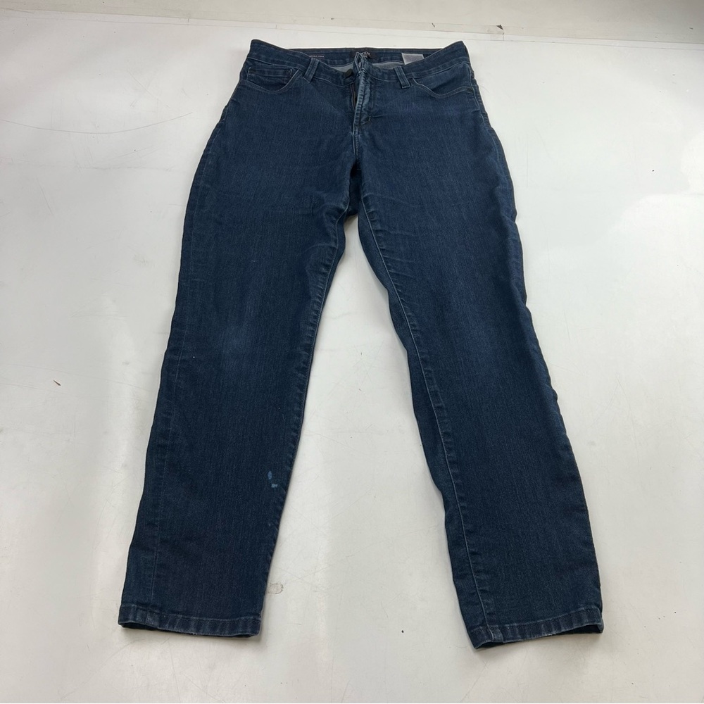 NYDJ Dark Blue Straight Leg Jeans